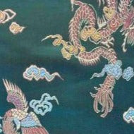 Chinese Brocade - Dragons Black