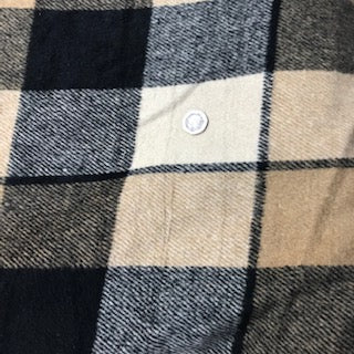 Wool Mix - Soft Brown Check