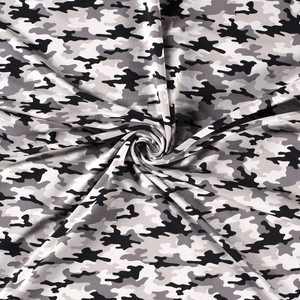 French Terry Cotton Jersey - Camo