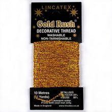 Load image into Gallery viewer, Gold Rush Metallic Decorative Glitter Embroidery Thread