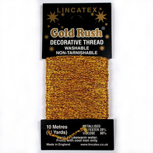 Gold Rush Metallic Decorative Glitter Embroidery Thread
