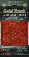 Load image into Gallery viewer, Gold Rush Metallic Decorative Glitter Embroidery Thread