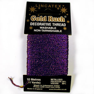 Gold Rush Metallic Decorative Glitter Embroidery Thread