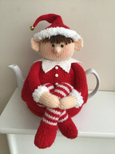 Load image into Gallery viewer, Cheeky Elf - Knitted Tea Cosy Kit