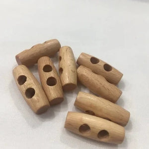 2 Hole Wooden Toggle - 3 sizes