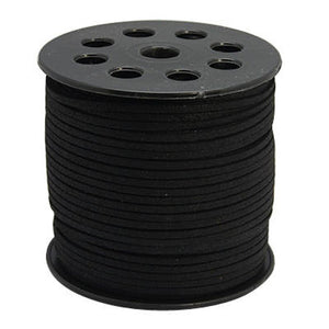 Suede Trim - Black