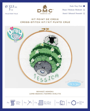 DMC Me To You Cross Stitch Kit - Lamb Beanie