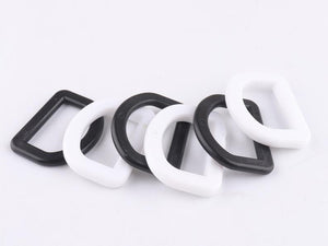 D Ring - Plastic - Black or White