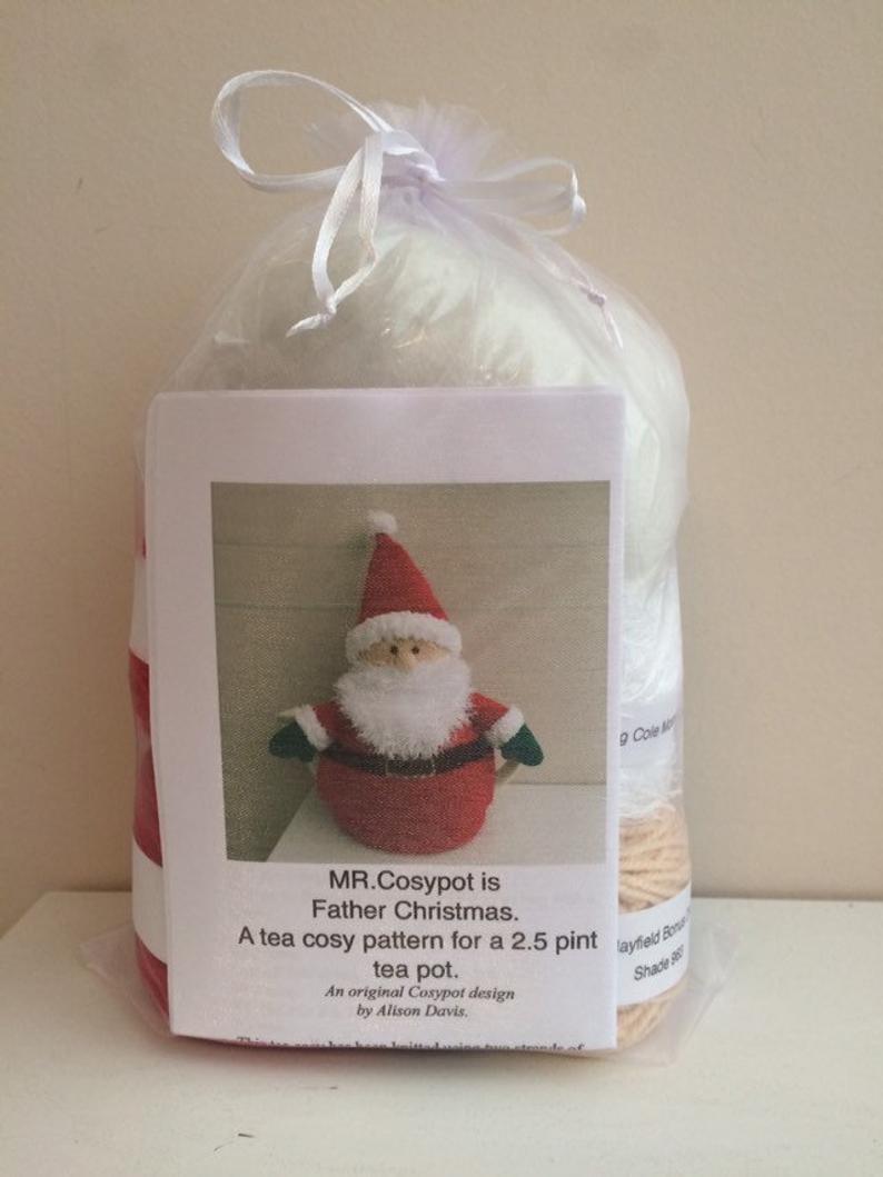 Mr Cosypot Santa - Knitted Tea Cosy Kit