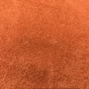 Curled Cotton Jersey Fabric - Rust