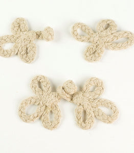 Frog Fasteners  - Hessian