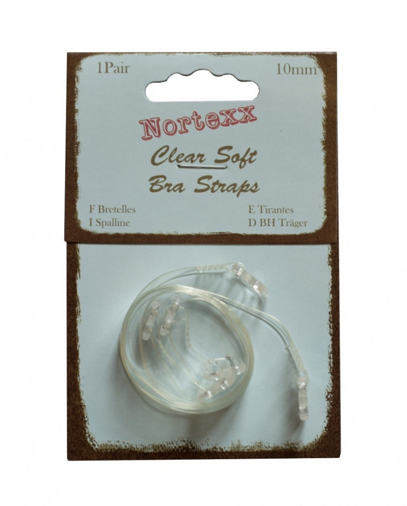 Soft Clear Bra Straps - 2 Pack