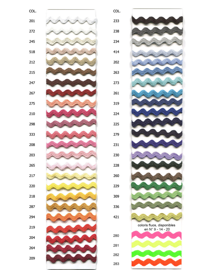 Ric Rac - 8mm – All Stitched Up Faversham