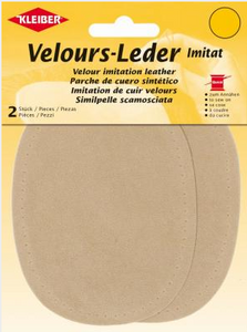 Patches - Sew on - Large Oval Faux Leather