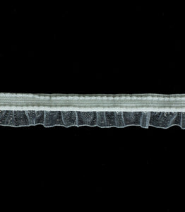 Elastic - 1/2 inch Elastic Trim - White