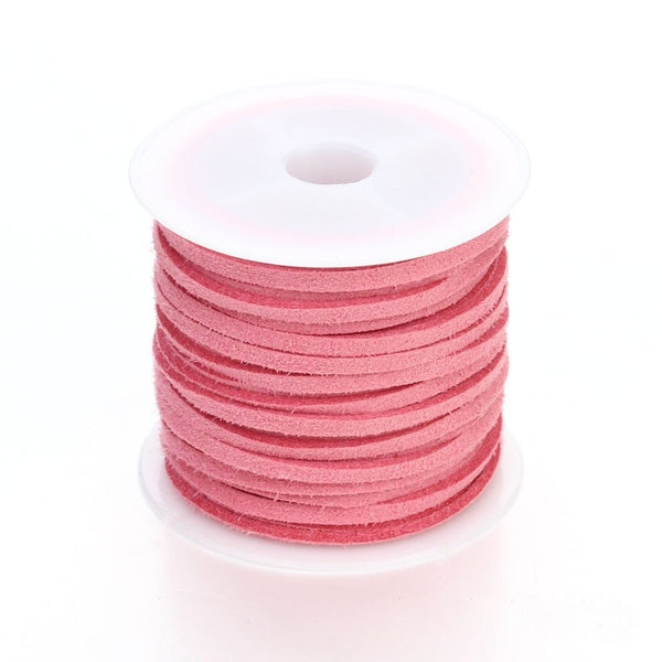 Suede Trim - Pink