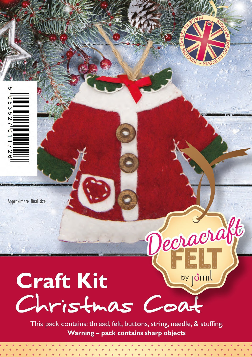 Christmas Coat Sewing Kit