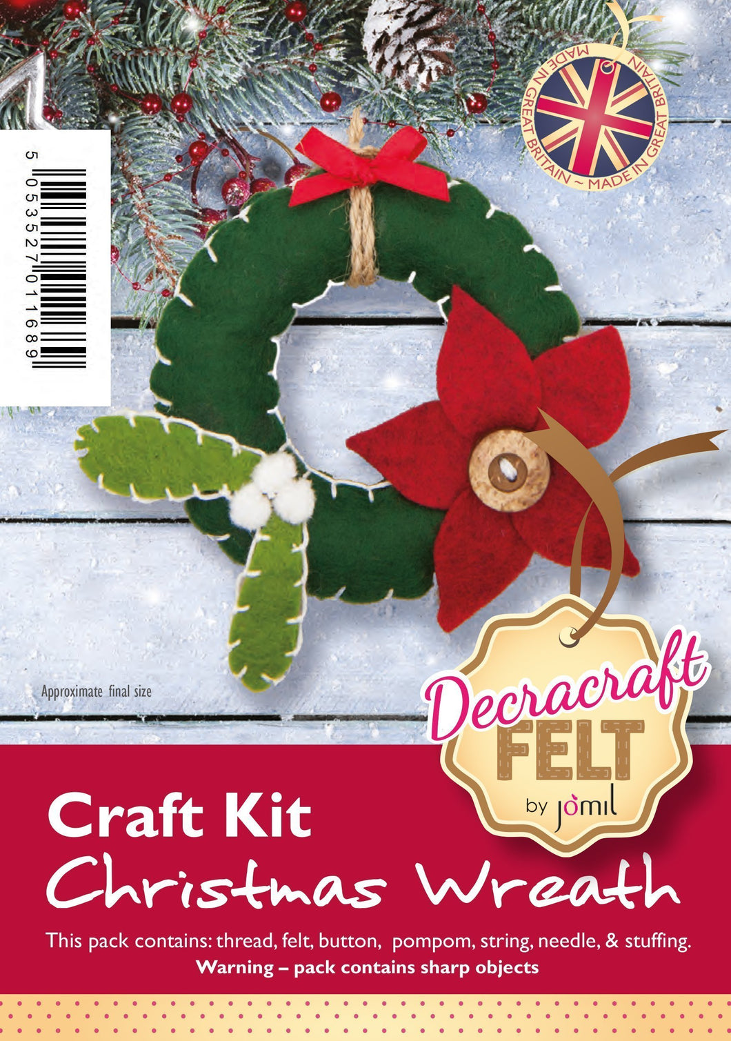 Christmas Wreath Sewing Kit