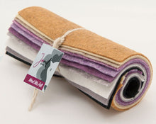 Load image into Gallery viewer, 6 &quot; Felt Pieces - Mini Rolls - Wool/Acrylic Mix