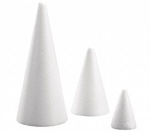 Polystyrene cones - 3 Sizes