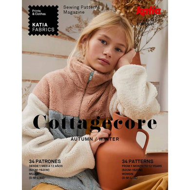 Cottage Core Sewing Magazine by Katia - 34 patterns 0-12 years, 4 for women