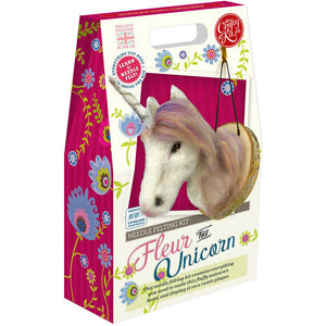 The Crafty Kit Company - Fleur the Unicorn Needle Felting Kit