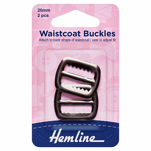 Waistcoat Buckle x 2 - Metal
