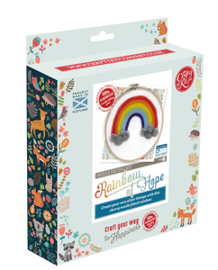 The Crafty Kit Company - Rainbow of Hope Needle Felting Kit