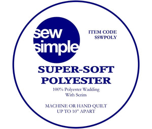 Wadding - Super-Soft Polyester