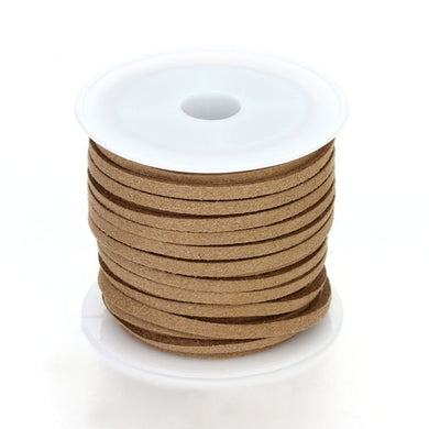 Suede Trim - Tan