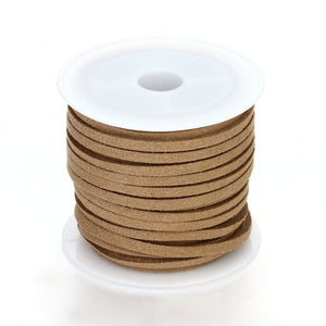 Suede Trim - Tan