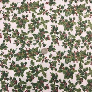 Traditional Holly - 100% Cotton