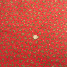 Load image into Gallery viewer, Red Holly - 100% Cotton