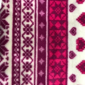 Skandi Fleece Fabric - Anti Pil - Pink
