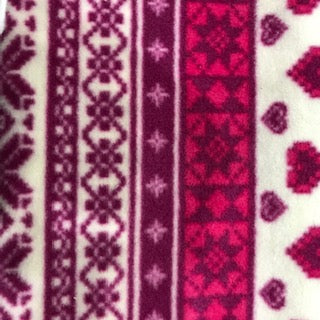 Skandi Fleece Fabric - Anti Pil - Pink
