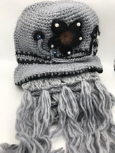 Load image into Gallery viewer, Crocheted Hat &amp; Knitted Scarf Set