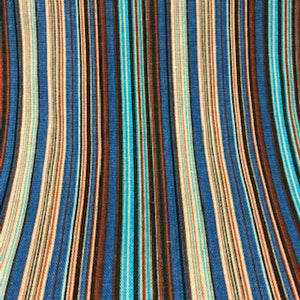 Linen Mix - Colourful Stripe