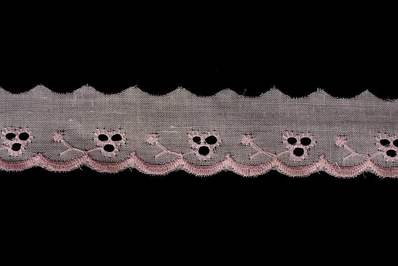 Broiderie Anglaise - Flat - Pink