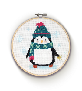 The Crafty Kit Company Cross Stitch - Penguin